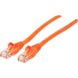 Intellinet Network Solutions Cat6 UTP Network Patch Cable, 25 ft (7.5 m), Orange