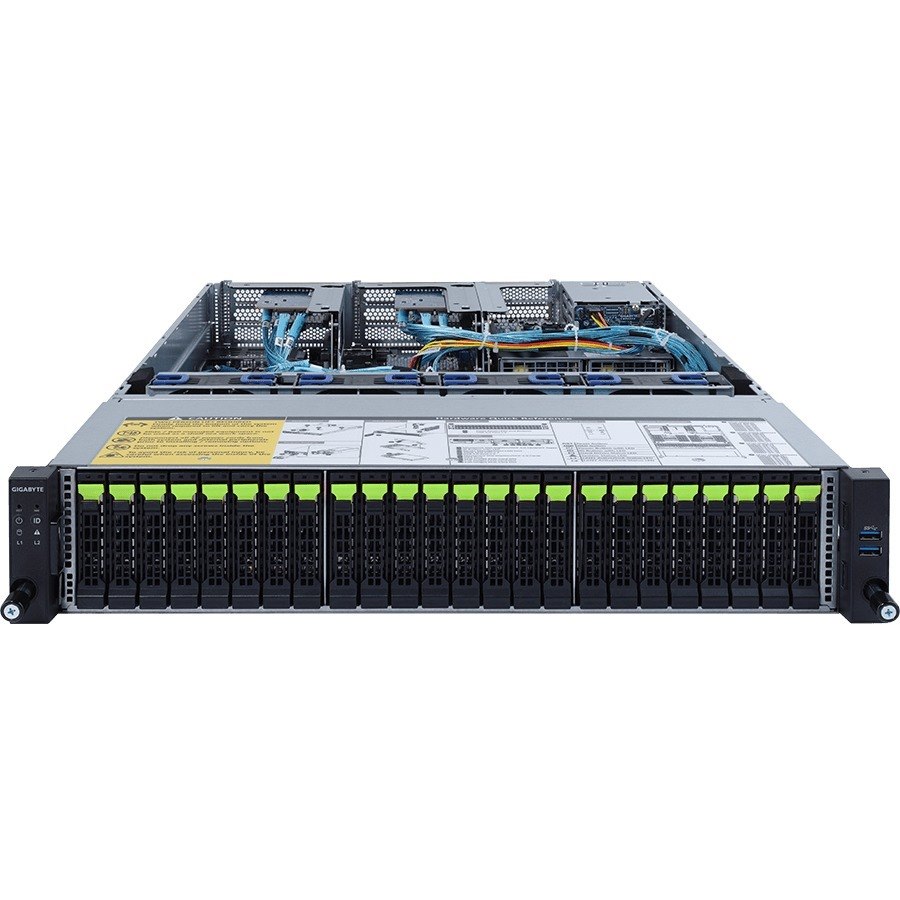 Gigabyte R282-Z94 Barebone System - 2U Rack-mountable - Socket SP3 - 2 x Processor Support