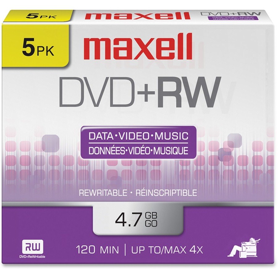 Maxell 4x DVD+RW Media