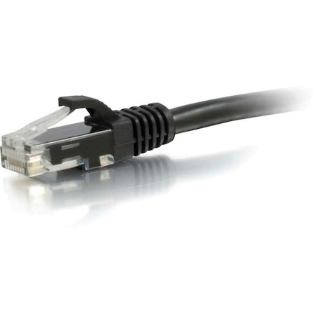 C2G 15ft Cat6a Snagless Unshielded (UTP) Ethernet Cable - Cat6a Network Patch Cable - PoE - Black