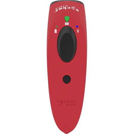 Socket Mobile SocketScan S700 Handheld Barcode Scanner - Wireless Connectivity - Red