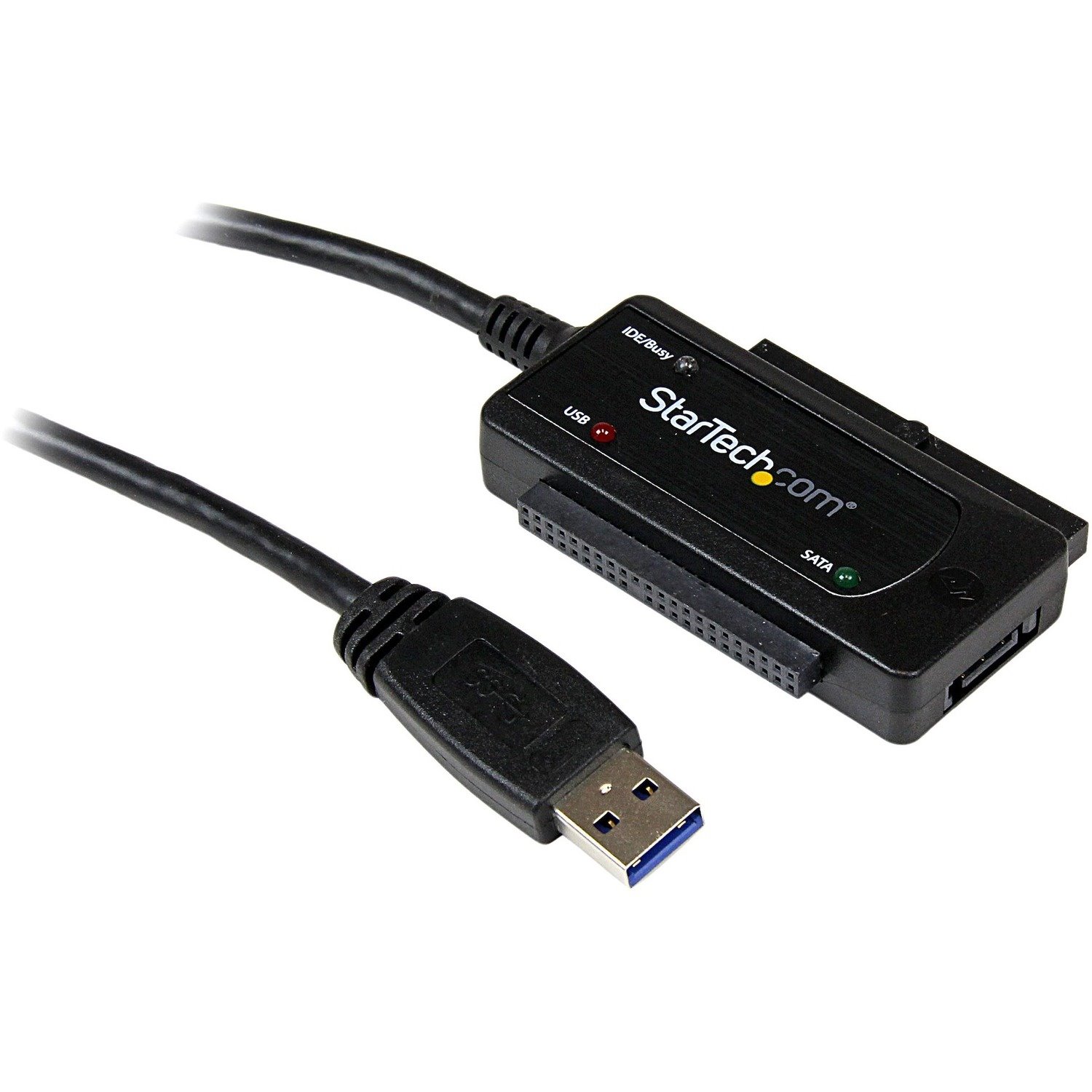 StarTech.com USB 3.0 to SATA IDE Adapter - 2.5in / 3.5in - External Hard Drive to USB Converter &acirc;&euro;" Hard Drive Transfer Cable (USB3SSATAIDE)