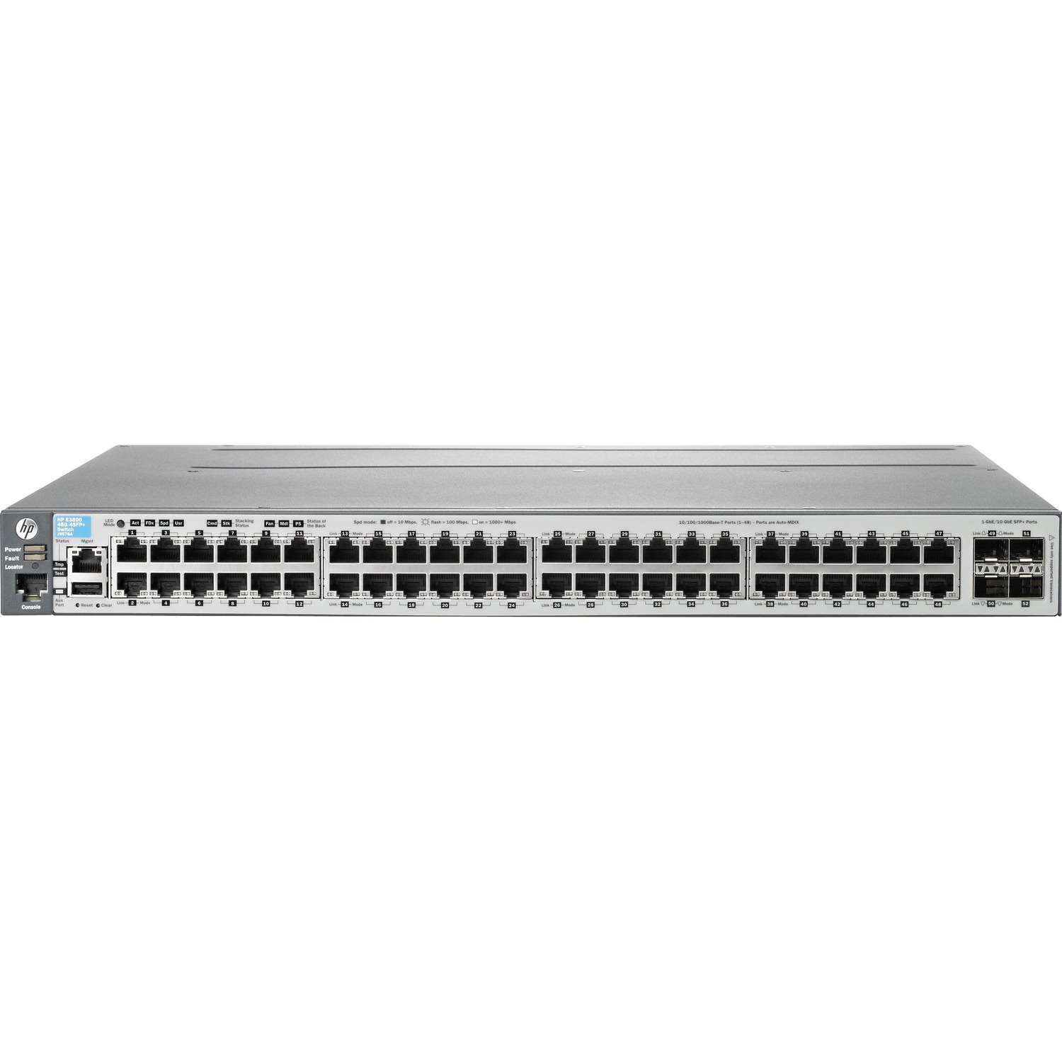 HPE 3800 3800-48G-4SFP+ 48 Ports Manageable Ethernet Switch - 10/100/1000Base-T