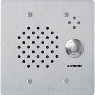 Aiphone Stainless Steel Vandal and Weather Resistant 2-Gang Door Station, Flush Mount