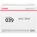 Canon 039 Original Laser Toner Cartridge - Black - 1 Pack