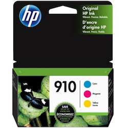 HP 910 Original Standard Yield Inkjet Ink Cartridge - Cyan, Magenta, Yellow - 1 Each