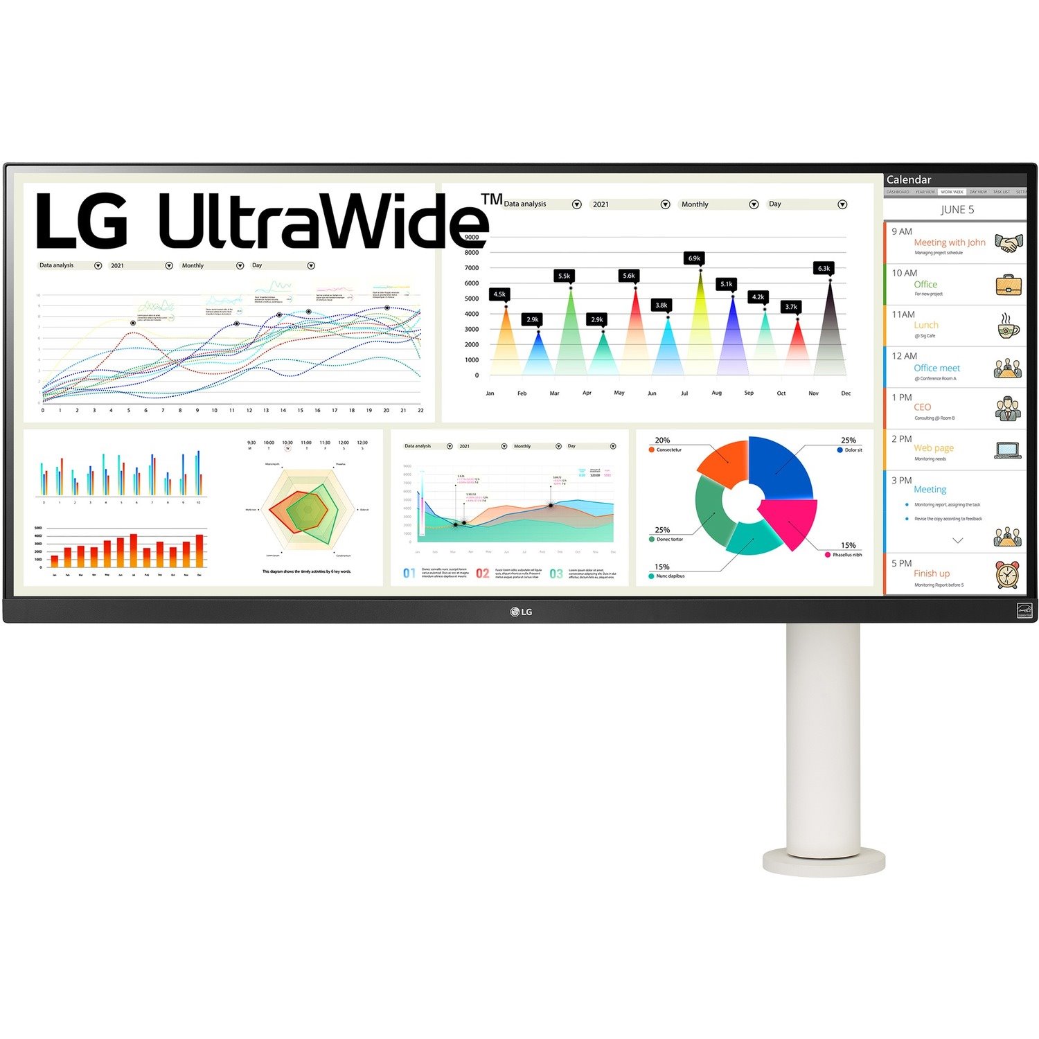 LG Ultrawide 34WQ680-W 34" Class UW-UXGA LCD Monitor - 21:9