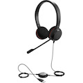 Jabra EVOLVE 20 Wired Over-the-head Stereo Headset - Black