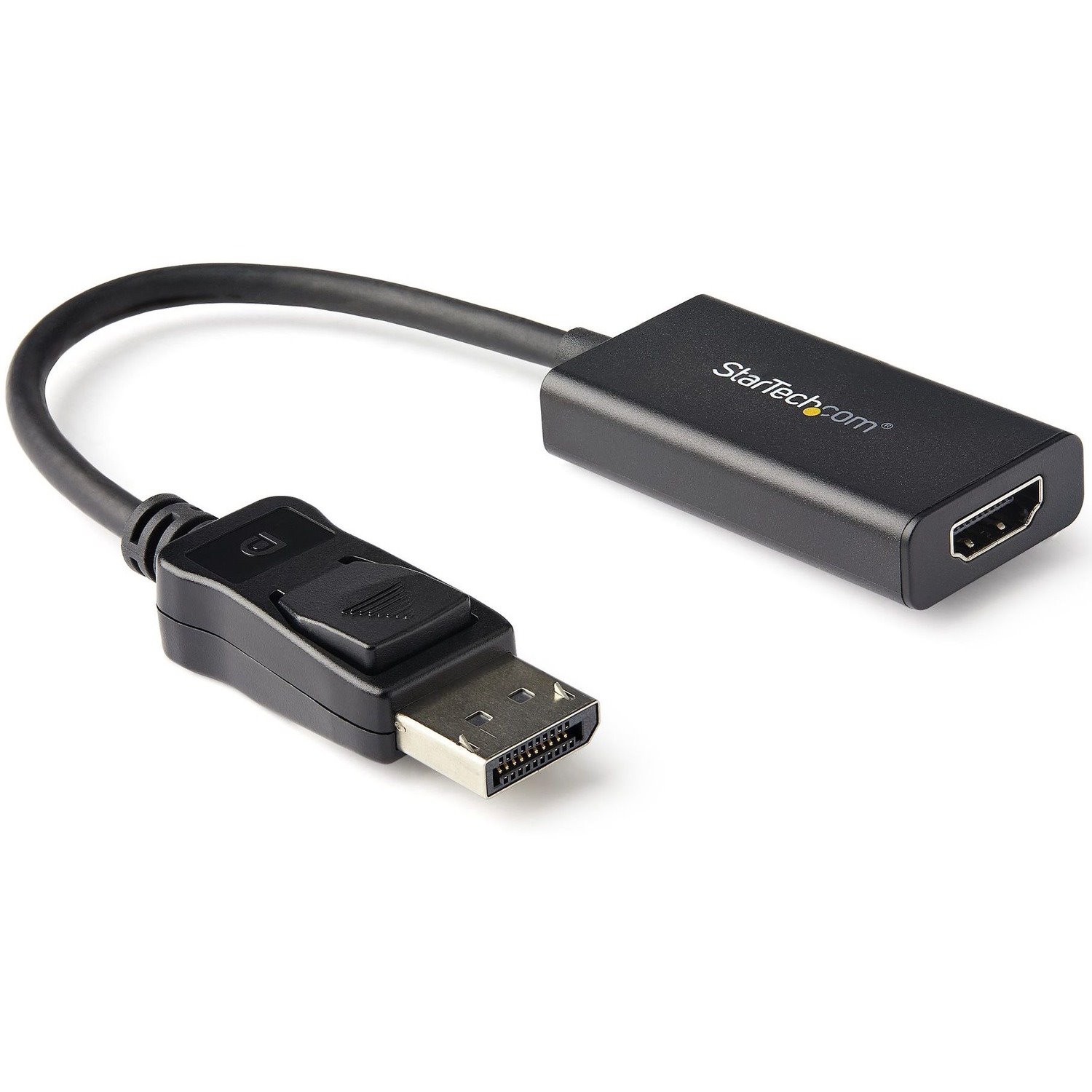 StarTech.com DisplayPort to HDMI Adapter, 4K 60Hz HDR10 Active DisplayPort 1.4 to HDMI 2.0b Converter, Latching DP Connector, DP to HDMI