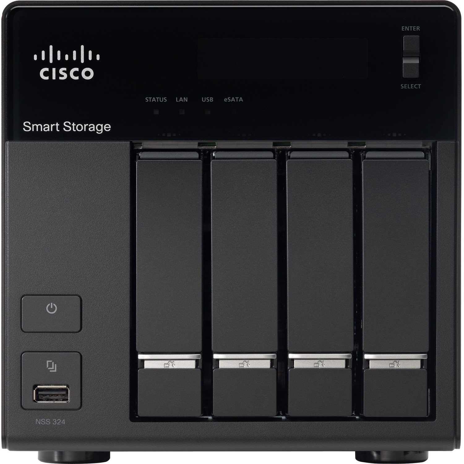 Cisco 4 Bay Desktop Gigabit Network Storage System with 1TB RAID