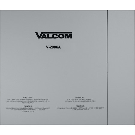 Valcom 6 Zone One-Way Page Control with Power