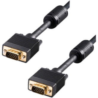 4XEM 15FT High Quality Dual Ferrite M/M VGA Cable