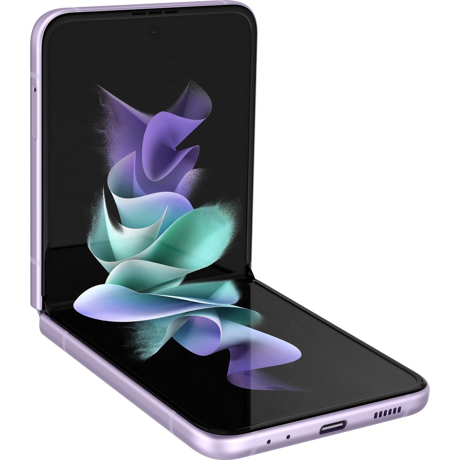 Samsung Galaxy Z Flip3 5G SM-F711B 128 GB Smartphone - 17 cm (6.7") Yes Dynamic AMOLED Full HD Plus 1080 x 2640 - Kryo 680Single-core (1 Core) 2.84 GHz + Kryo 680 Triple-core (3 Core) 2.42 GHz + Kryo 680 Quad-core (4 Core) 1.80 GHz) - 8 GB RAM - Android 11 - 5G - Lavender