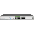 D-Link DGS-F1018P-E 16 Ports Ethernet Switch - Gigabit Ethernet - 10/100/1000Base-T, 1000Base-X