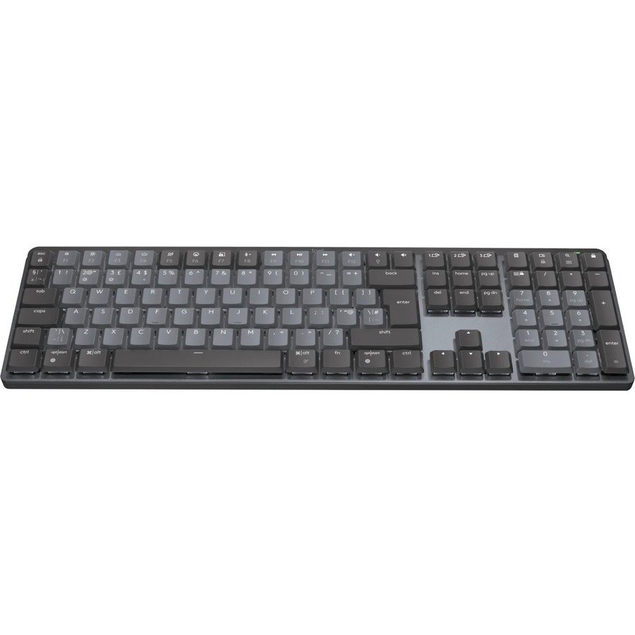 Logitech MX Mechanical Keyboard - Wireless Connectivity - English (UK) - QWERTY Layout - Graphite