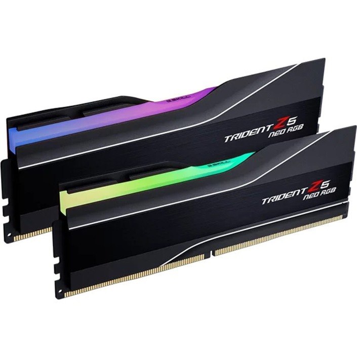 G.SKILL Trident Z5 Neo RGB RAM Module for Desktop PC, Motherboard - 64 GB (2 x 32GB) - DDR5-6000/PC5-48000 DDR5 SDRAM - 6000 MHz - CL32 - 1.40 V