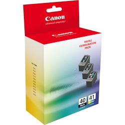 Canon PG40CL41CP Original Inkjet Ink Cartridge - Black, Colour - 1 Pack