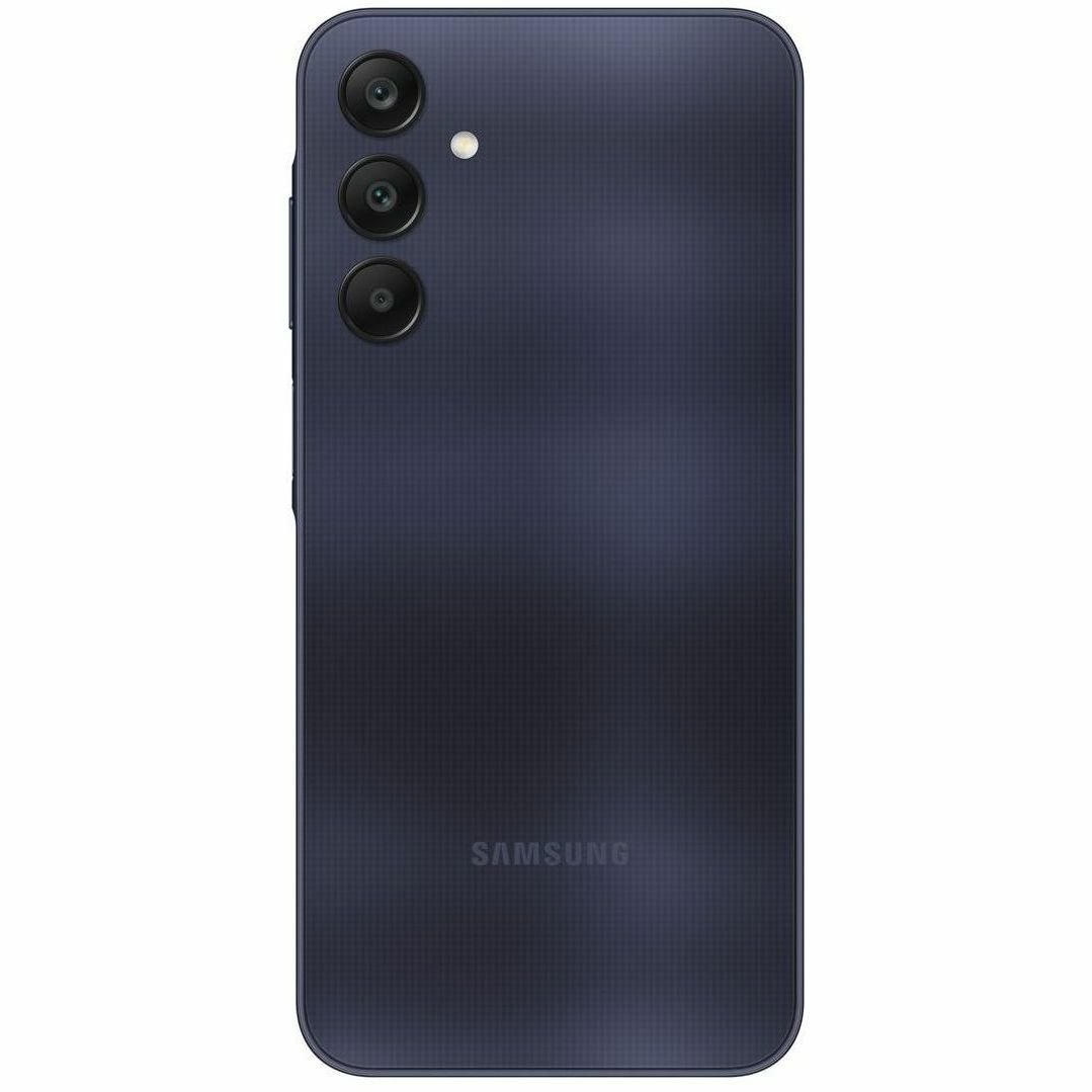 Samsung Galaxy A25 5G SM-A256B/DSN 128 GB Smartphone - 16.5 cm (6.5") Super AMOLED Full HD Plus 1080 x 2340 - Octa-core (Cortex A78Dual-core (2 Core) 2.40 GHz + Cortex A55 Hexa-core (6 Core) 2 GHz - 6 GB RAM - Android 14 - 5G - Blue Black