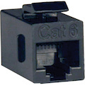 Tripp Lite by Eaton Cat6 Straight Through Modular In-line Snap-in Coupler (RJ45 F/F), TAA