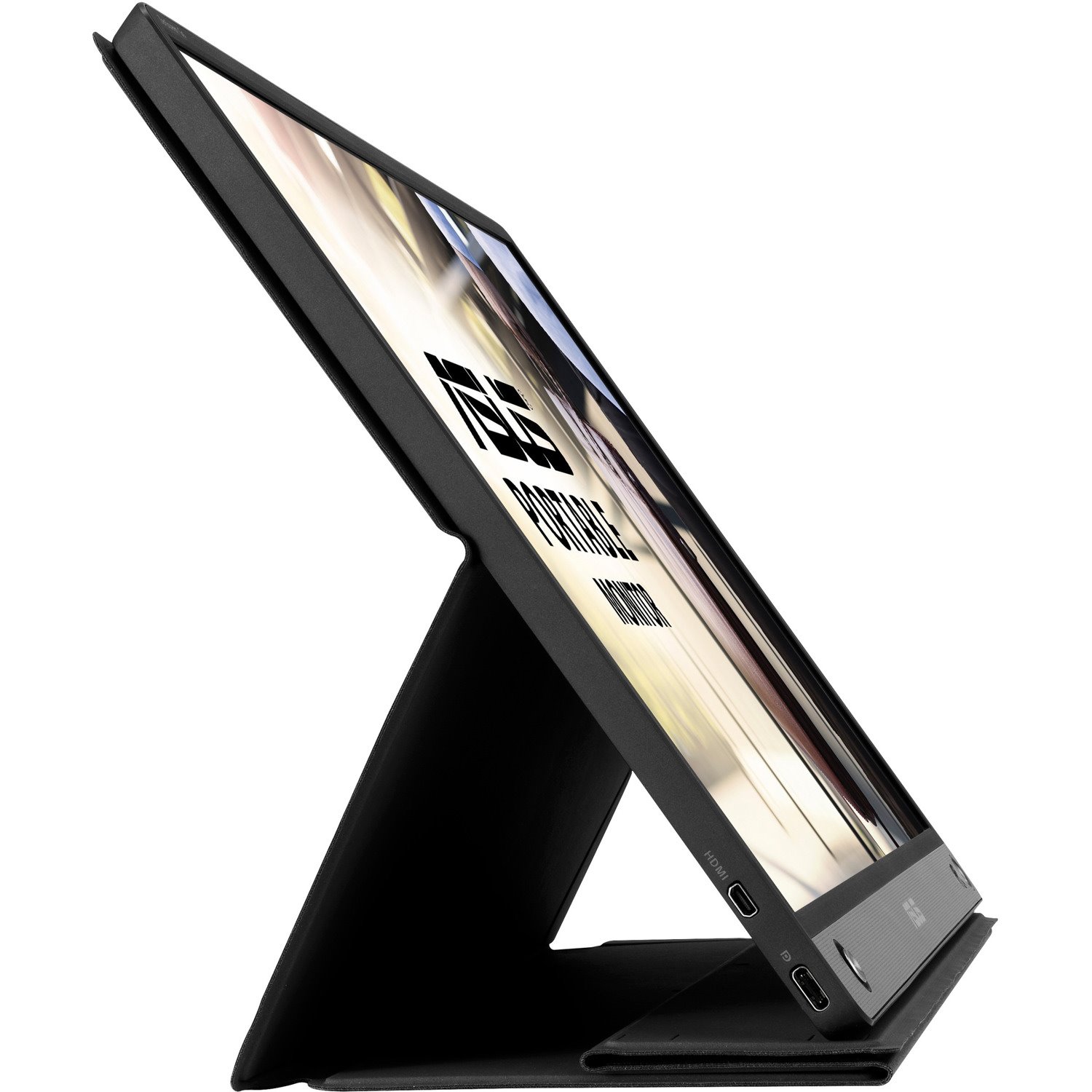 Asus ZenScreen GO MB16AHP 39.6 cm (15.6") Full HD WLED LCD Monitor - 16:9 - Black, Grey