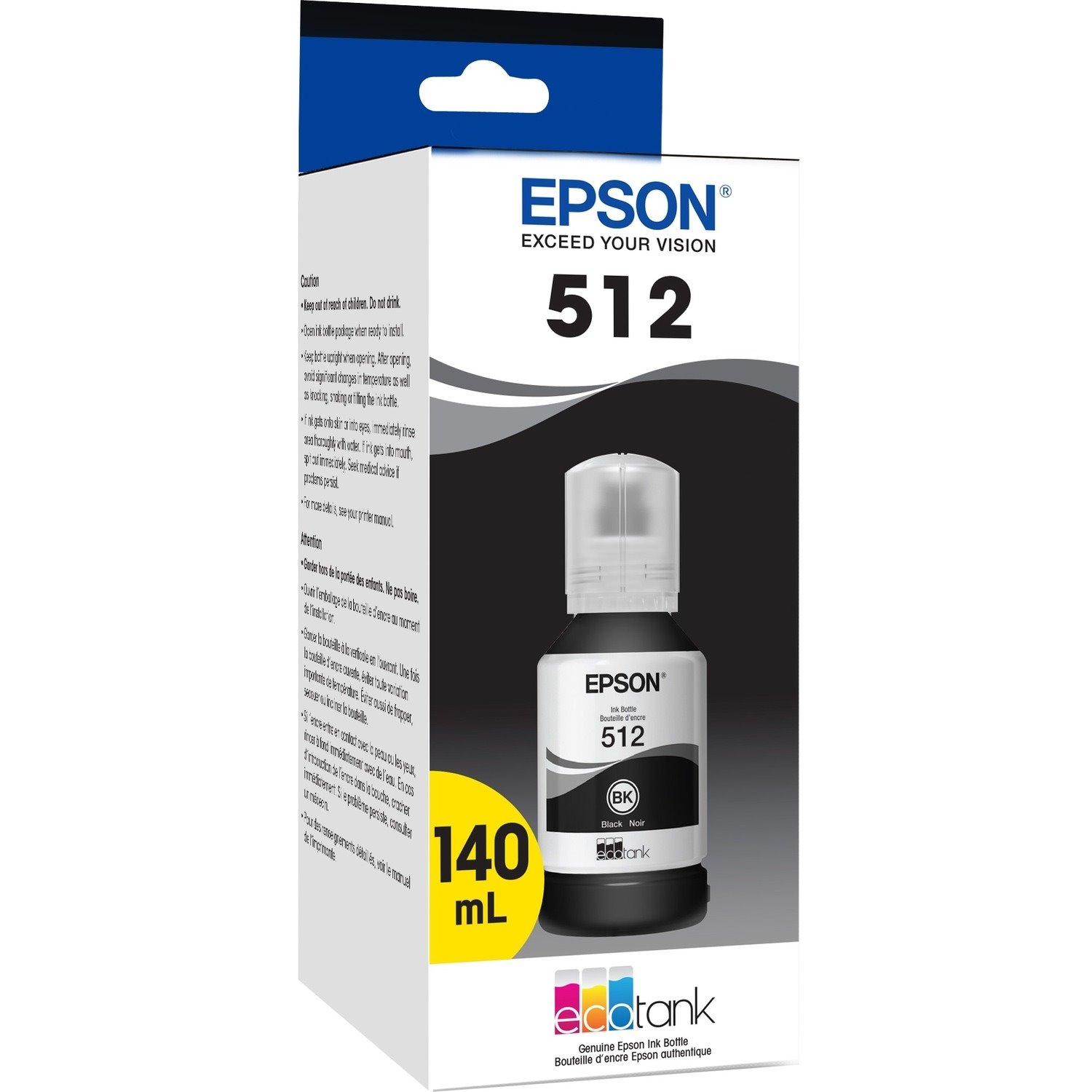 Epson T512, Black Ink Bottle