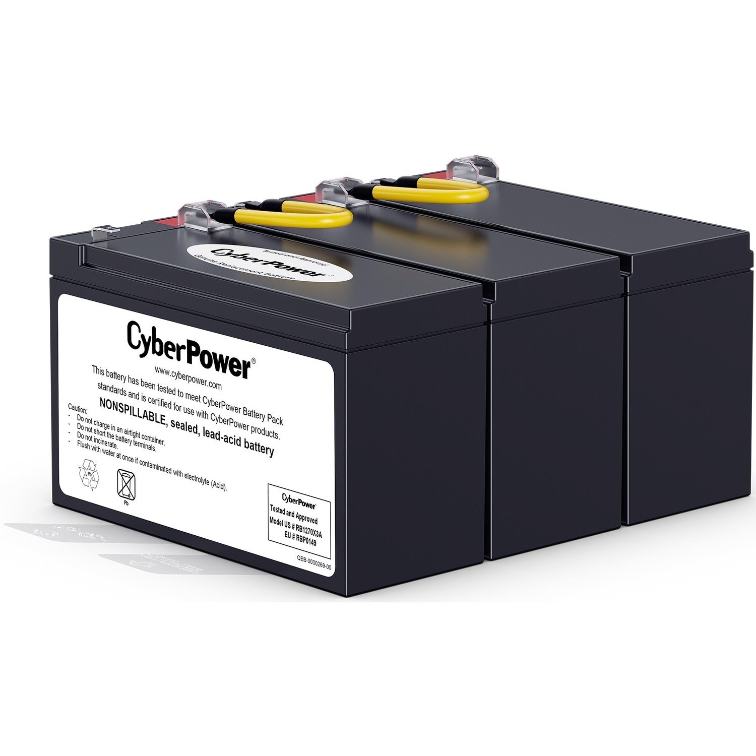 CyberPower RB1270X3A Replacement Battery Cartridge
