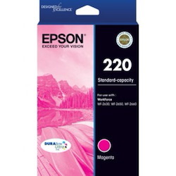 Epson DURABrite Ultra 220 Original Standard Yield Inkjet Ink Cartridge - Magenta - 1 Pack