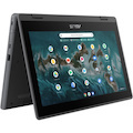 Asus Chromebook Flip CR1 CR1100FKA-C1-CA 11.6" Touchscreen Convertible 2 in 1 Chromebook - HD - Intel Celeron N4500 - 4 GB - 32 GB Flash Memory - Dark Gray