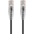 Monoprice SlimRun Cat6 28AWG UTP Ethernet Network Cable, 5ft Black