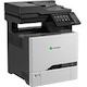 Lexmark CX725de Laser Multifunction Printer-Color-Copier/Fax/Scanner-50 ppm Mono/50 ppm Color Print-1200x1200 Print-Automatic Duplex Print-150000 Pages Monthly-650 sheets Input-Color Scanner-600 Optical Scan-Color Fax-Gigabit Ethernet