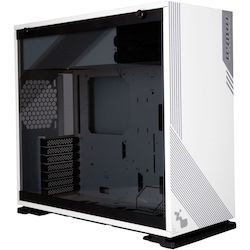 In Win IW-103-WHITE Gaming Computer Case - ATX Motherboard Supported - Mid-tower - Tempered Glass, SECC, Polycarbonate, Acrylonitrile Butadiene Styrene (ABS) - White