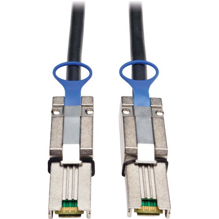Tripp Lite by Eaton External SAS Cable, 4 Lane - mini-SAS (SFF-8088) to mini-SAS (SFF-8088), 2M (6.56 ft.)