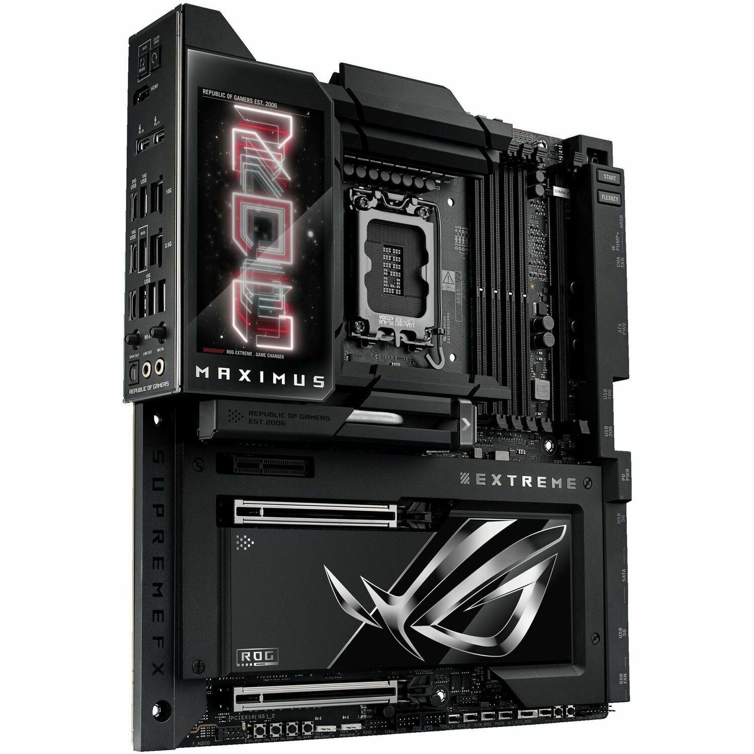 Asus ROG Maximus Z890 Extreme Gaming Desktop Motherboard - Intel Z890 Chipset - Socket LGA-1851 - Extended ATX