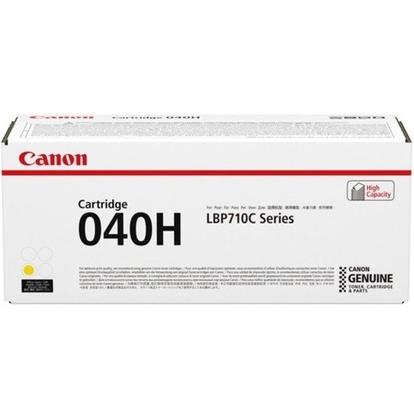 Canon CRG-040HYEL Original High Yield Laser Toner Cartridge - Yellow Pack