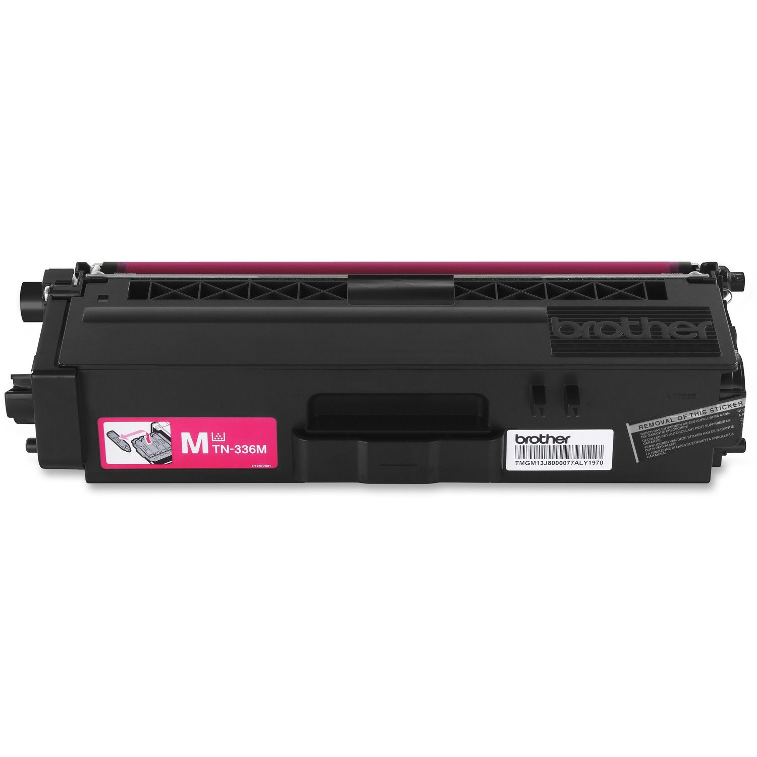 Brother Genuine TN336M High Yield Magenta Toner Cartridge