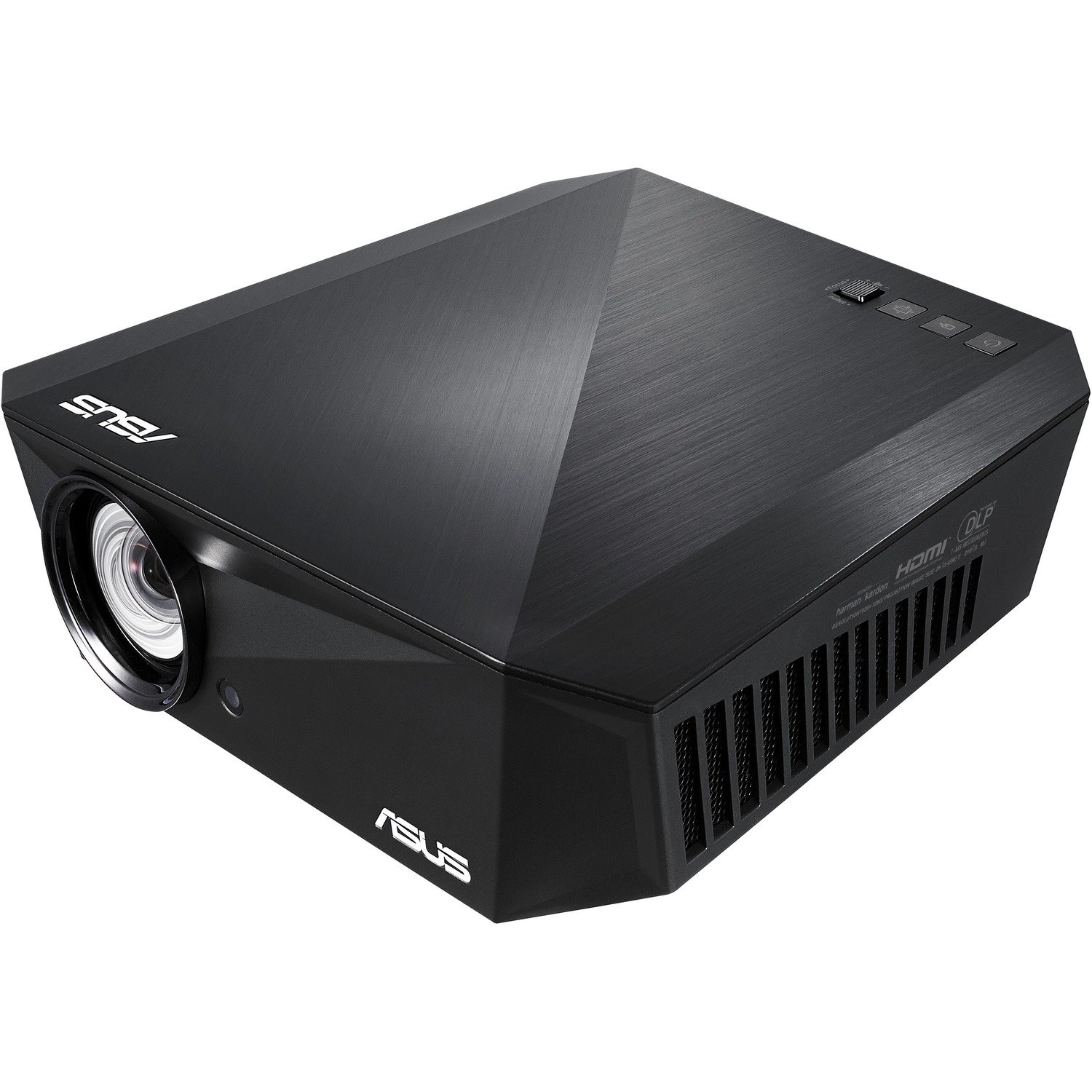 Asus F1 3D Ready Short Throw DLP Projector - 16:9 - Black