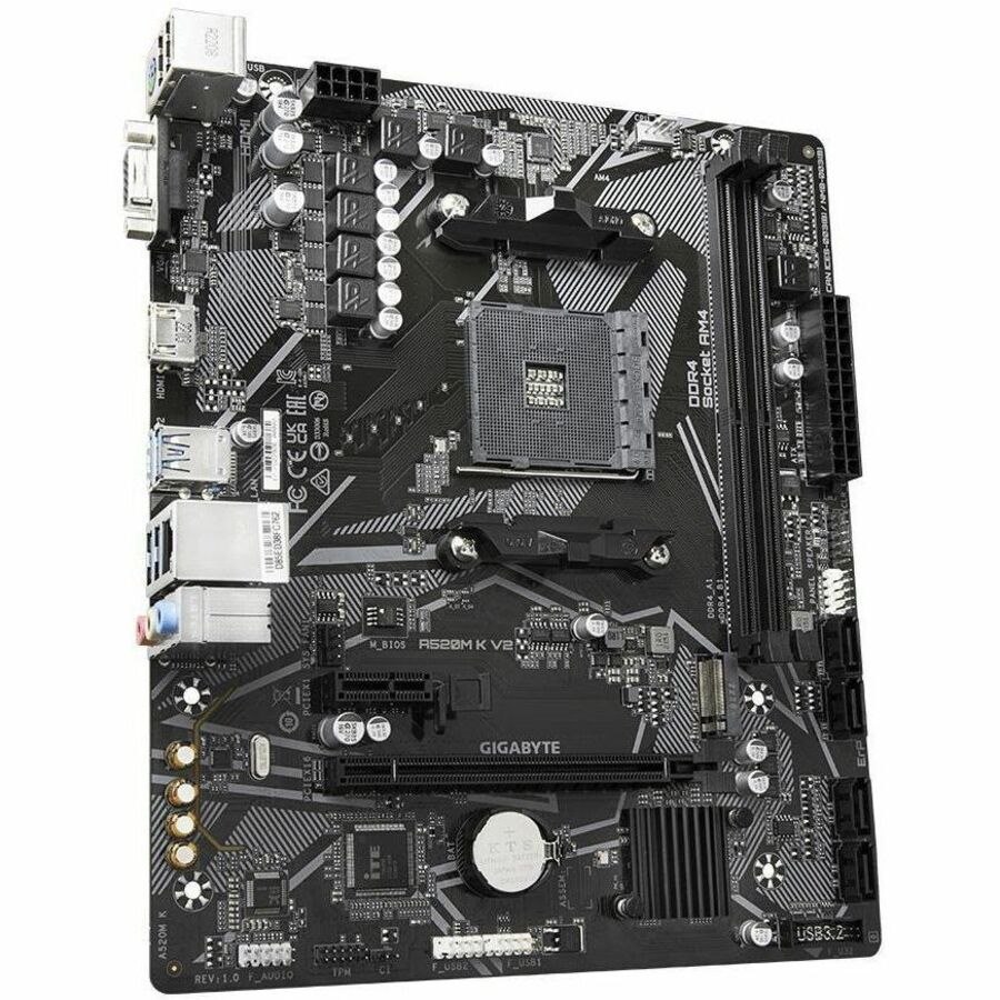 Gigabyte Ultra Durable A520M K V2 Desktop Motherboard - AMD A520 Chipset - Socket AM4 - Micro ATX