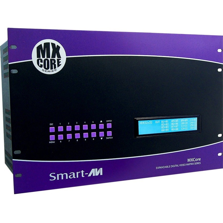 SmartAVI MXCORE-UH Expandable HDMI 16X12 Matrix Switcher
