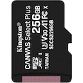 Kingston Canvas Select Plus SDCS2 256 GB Class 10/UHS-I (U3) microSDXC - 1 Pack