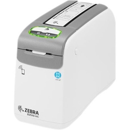 Zebra ZD510-HC Desktop Direct Thermal Printer - Monochrome - Wristband Print - USB - Bluetooth