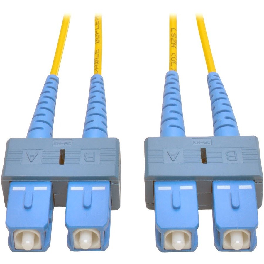 Eaton Tripp Lite Series Duplex Singlemode 9/125 Fiber Patch Cable (SC/SC), 15M (50 ft.)