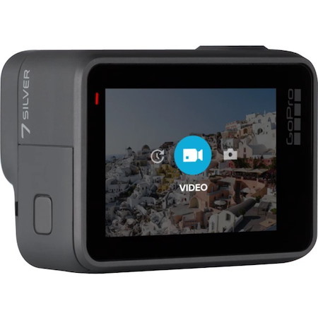 GoPro HERO 7 Digital Camcorder - 5.1 cm (2") LCD Touchscreen - CMOS - Full HD - Silver