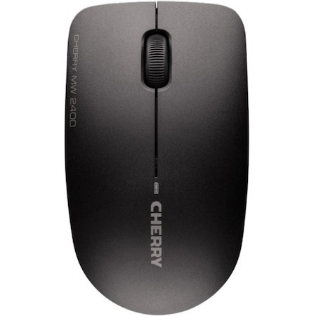 CHERRY MW 2400 Mouse - Radio Frequency - USB 2.0 - Optical - 3 Button(s) - Black - 10 Pack