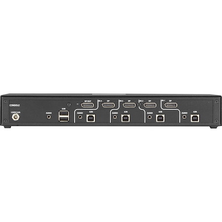 Black Box NIAP 3.0 Secure 4-Port Single-Head DisplayPort KVM Switch