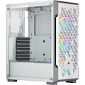 Corsair iCUE 220T RGB Computer Case - Mini ITX, ATX Motherboard Supported - Mid-tower - Steel, Tempered Glass - White
