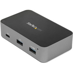 StarTech.com 4-Port USB C Hub - USB 3.1 Gen 2 (10 Gbps) - 3x USB-A & 1x USB-C - Powered - Universal Adapter Included