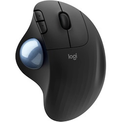 Logitech ERGO M575 Wireless Trackball Mouse - Easy thumb control, precision and smooth tracking, ergonomic comfort design, for Windows, PC and Mac with Bluetooth and USB capabilities (Black)