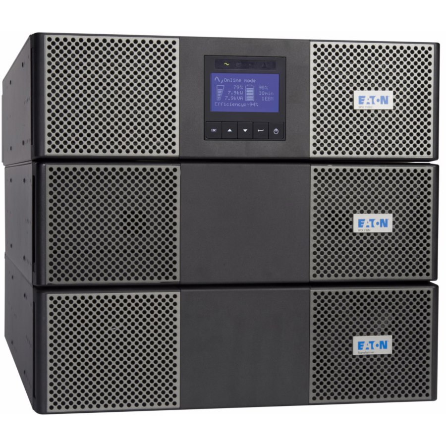 Eaton 9PX 11kVA 10kW 208V Online Double-Conversion UPS - Hardwired Input, 8x 5-20R, 2 L14-30R, Hardwired Outlets, Cybersecure Network Card, Extended Run, 9U - Battery Backup