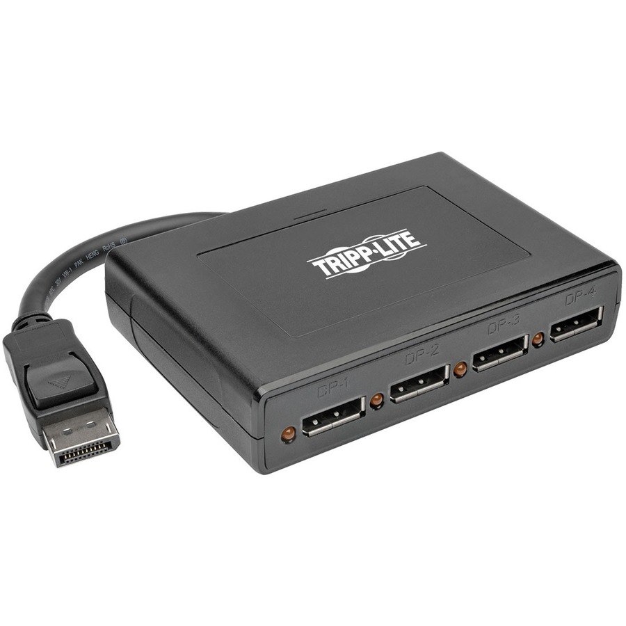 Eaton Tripp Lite Series 4-Port DisplayPort Multi-Monitor Splitter, MST Hub, 4K 60Hz UHD, DP1.2, TAA