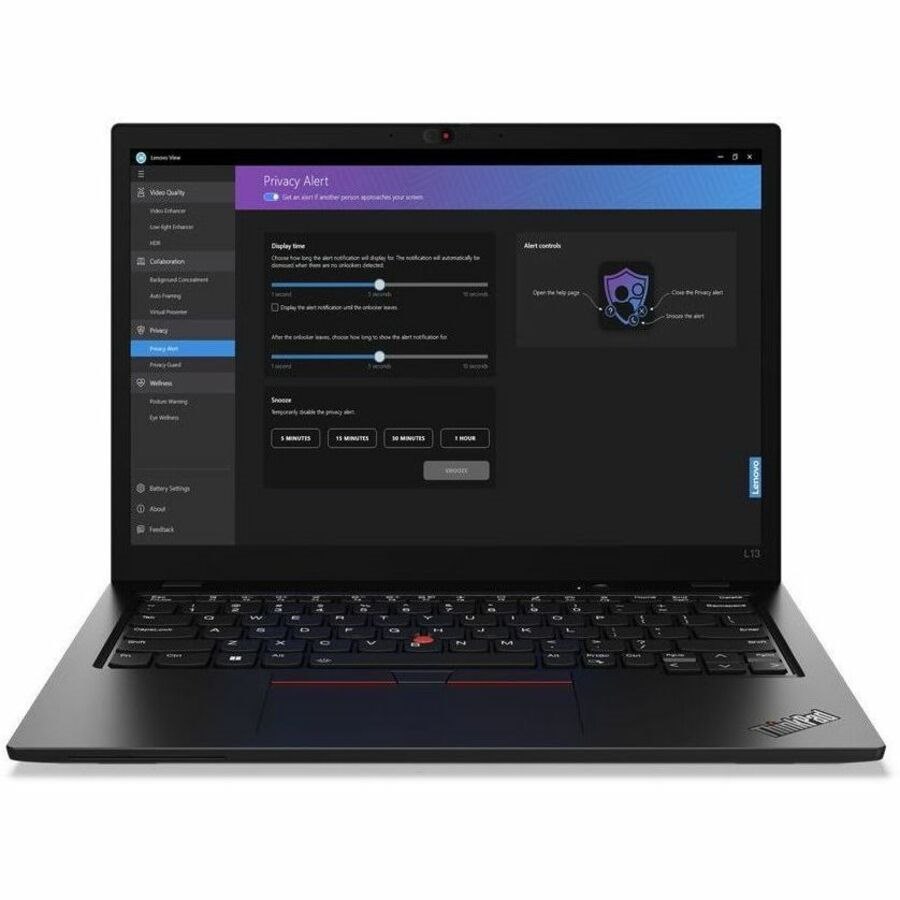 Lenovo ThinkPad L13 Gen 5 21LB000YAU 13.3" Notebook - WUXGA - Intel Core Ultra 7 155U - 16 GB - 512 GB SSD - English Keyboard - Black